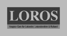 Here's an alt tag for the image: LOROS Hospice Care logo